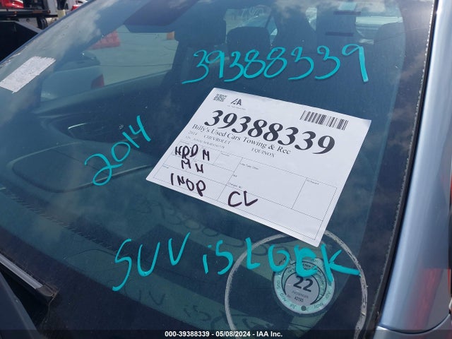Chevrolet EQUINOX LS 2014 2GNALAEK4E6341578 Image 8