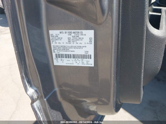 Ford F-150 Stx 2014 1FTEX1EM4EKD74660 Image 9