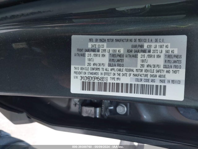 Mazda Cx-30 2.5 S Premium 2023 3MVDMBDM3PM546618 Image 9
