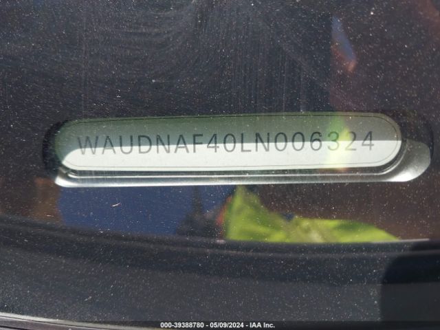 WAUDNAF40LN006324 Audi A4 Premium 45 Tfsi Quattro S Tronic