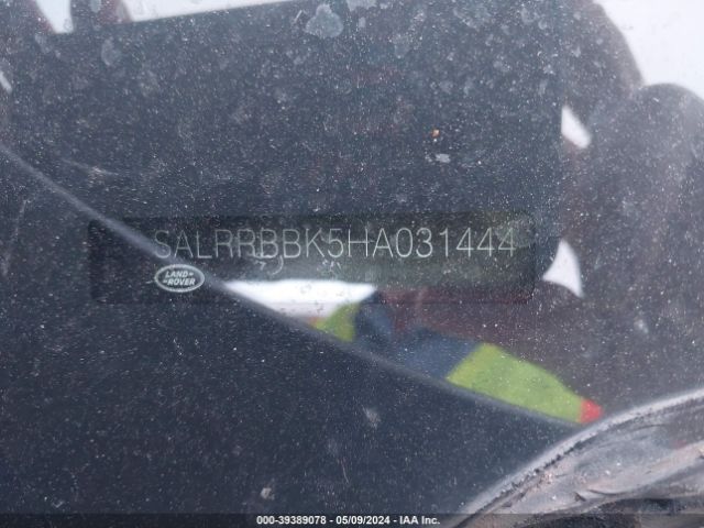 SALRRBBK5HA031444 Land Rover Discovery Hse