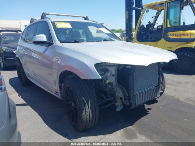 Auction sale of the 2016 Bmw X3 Xdrive28i, vin: 5UXWX9C51G0D69303, lot number: 39389134