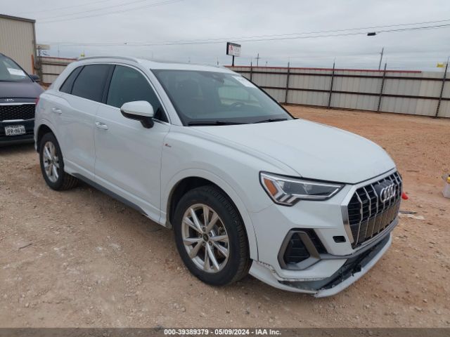 Продажа на аукционе авто 2023 Audi Q3 Premium 45 Tfsi S Line Quattro Tiptronic, vin: WA1DECF38P1038905, номер лота: 39389379