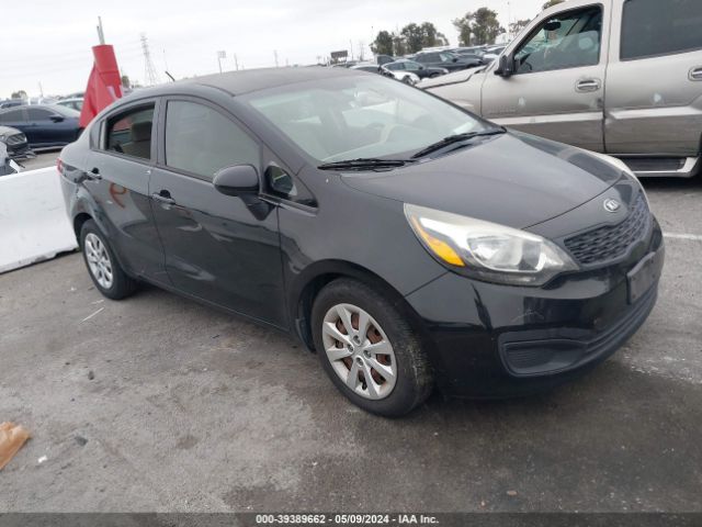 Auction sale of the 2013 Kia Rio Lx, vin: KNADM4A32D6302251, lot number: 39389662