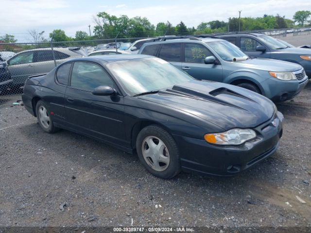 Auction sale of the 2003 Chevrolet Monte Carlo Ss, vin: 2G1WX12K839166862, lot number: 39389747