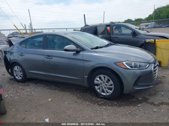 KMHD74LF1HU073849 Hyundai ELANTRA SE