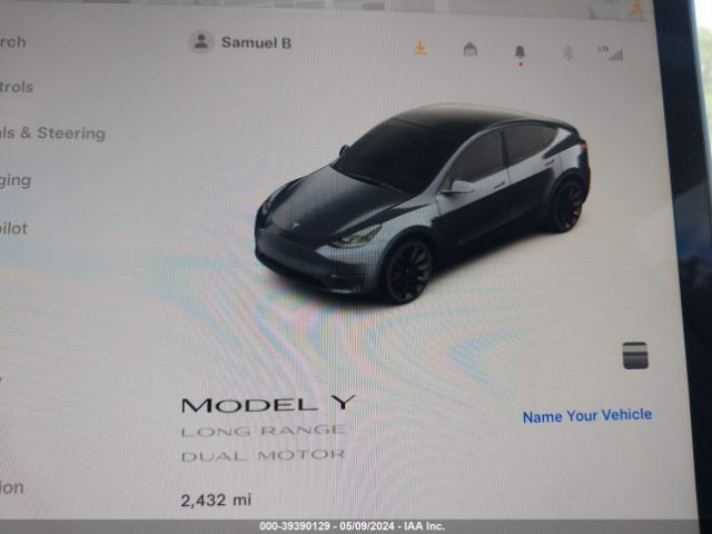 7SAYGDEEXPA199922 Tesla Model Y Awd/long Range Dual Motor All-wheel Drive