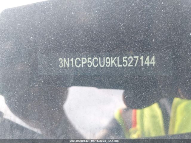 3N1CP5CU9KL527144 Nissan KICKS S