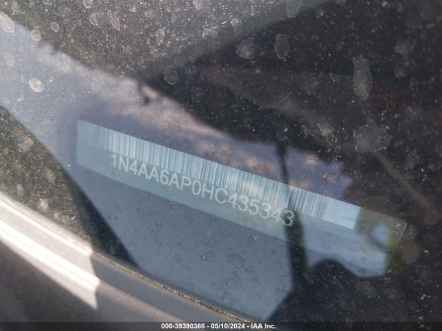 1N4AA6AP0HC435343 Nissan Maxima 3.5 Platinum