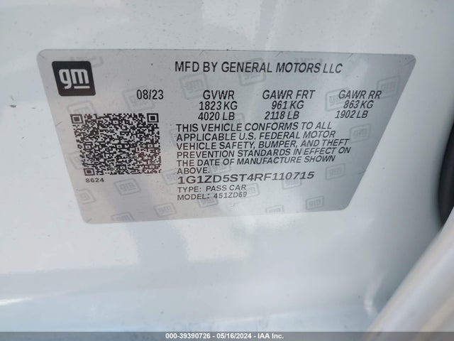 Chevrolet MALIBU LT 2024 1G1ZD5ST4RF110715 Image 9