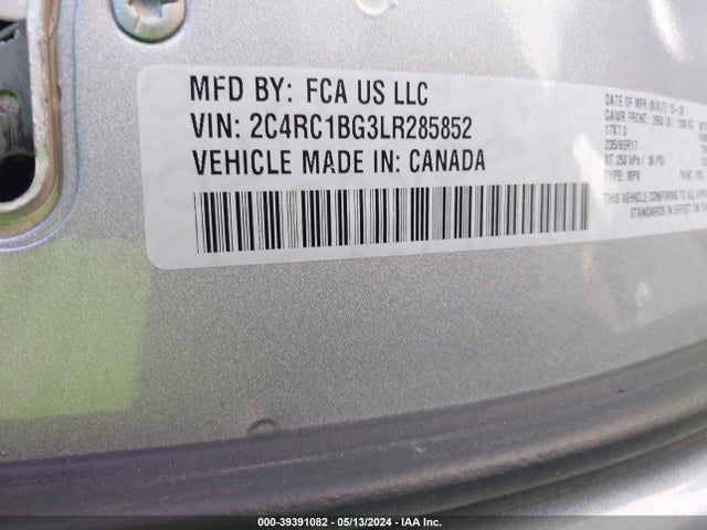 2C4RC1BG3LR285852 Chrysler Pacifica Touring L