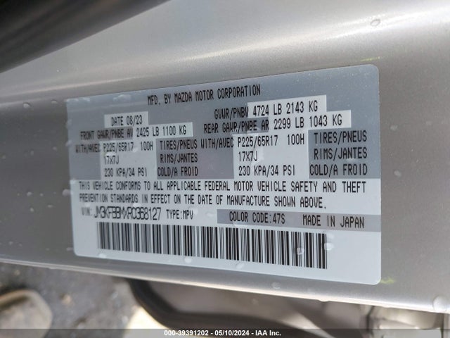 JM3KFBBMXR0368127 Mazda Cx-5 2.5 S Select