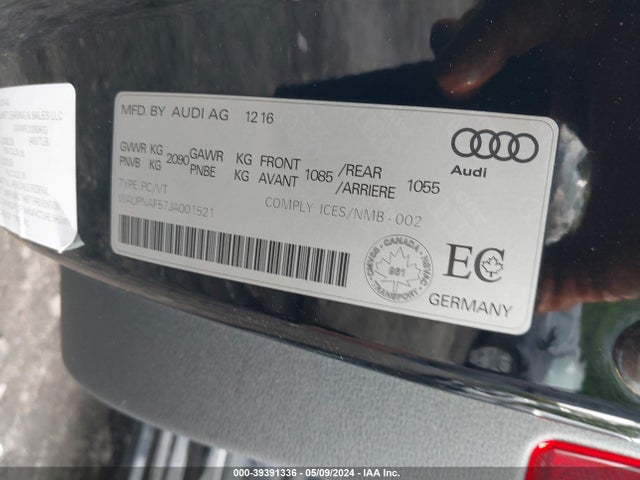 WAUPNAF57JA001521 Audi A5 2.0t Premium