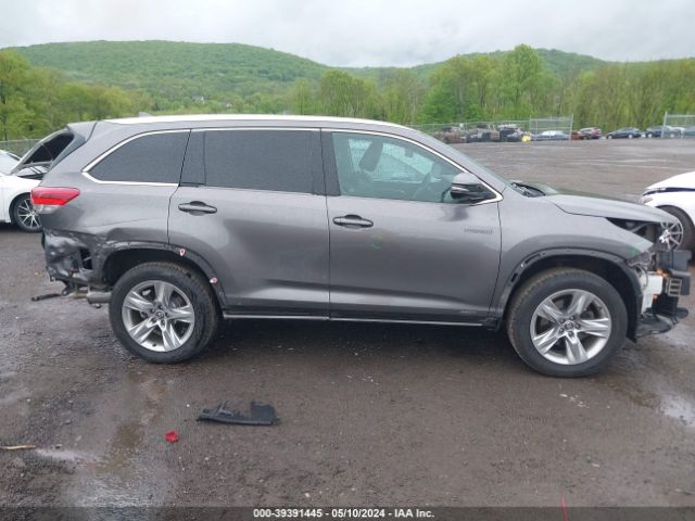 5TDDGRFH8HS030998 Toyota Highlander Hybrid Limited