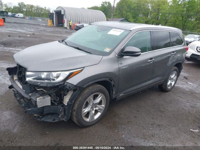 5TDDGRFH8HS030998 Toyota Highlander Hybrid Limited