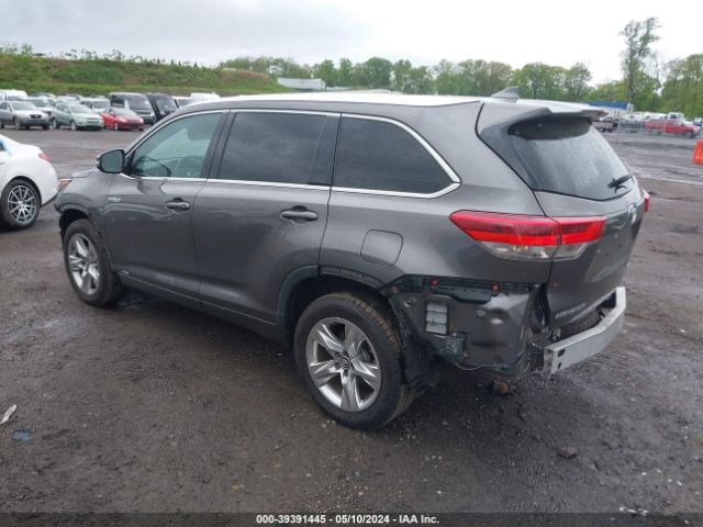 5TDDGRFH8HS030998 Toyota Highlander Hybrid Limited