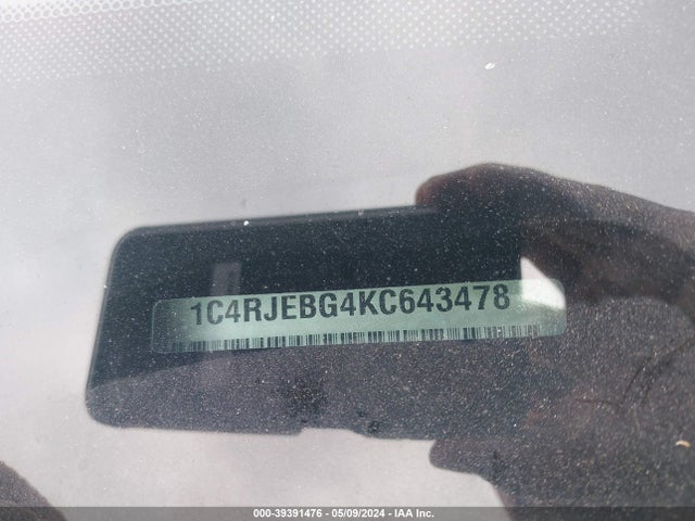 1C4RJEBG4KC643478 Jeep Grand Cherokee Limited 4x2