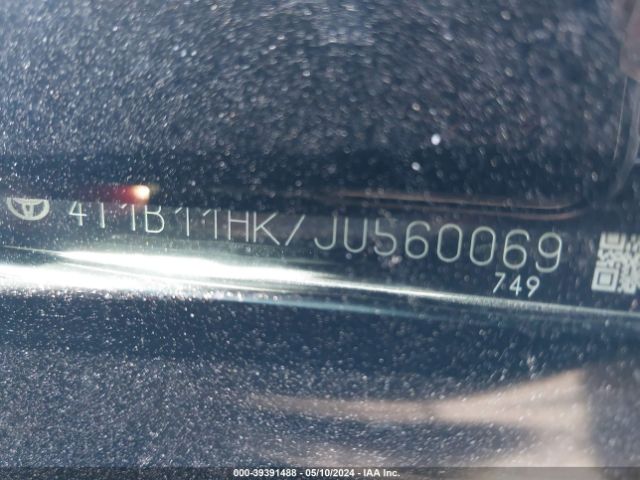 4T1B11HK7JU560069 Toyota CAMRY SE