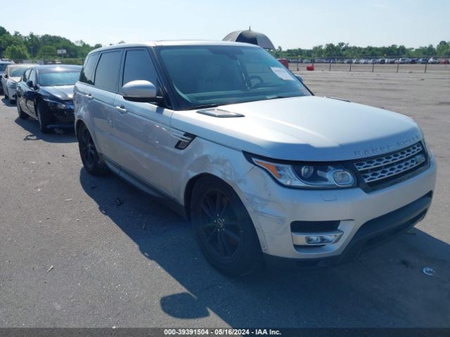 Auction sale of the 2015 Land Rover Range Rover Sport 3.0l V6 Supercharged Hse, vin: SALWR2VF4FA603537, lot number: 39391504
