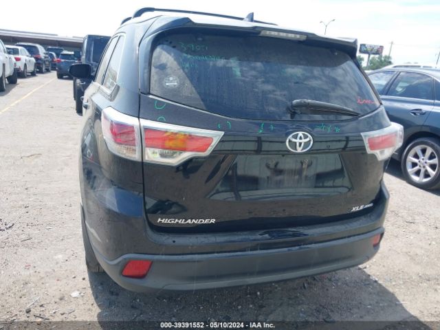 5TDJKRFH9GS266737 Toyota Highlander Xle V6