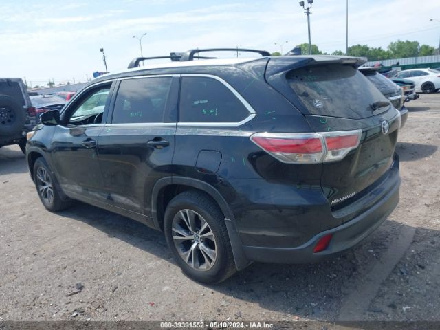 5TDJKRFH9GS266737 Toyota Highlander Xle V6