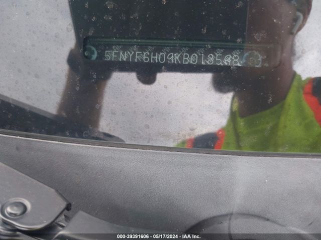 5FNYF6H09KB013598 Honda Pilot Elite