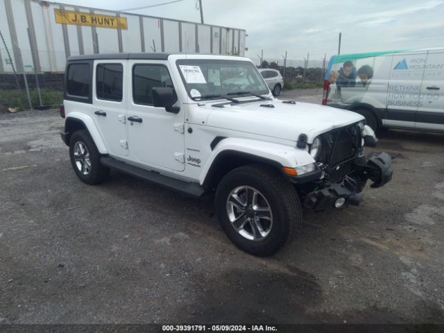 Aukcja sprzedaży 2021 Jeep Wrangler Unlimited Sahara 4x4, vin: 1C4HJXEG5MW745683, numer aukcji: 39391791