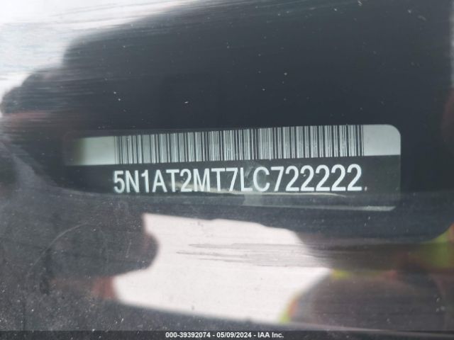 5N1AT2MT7LC722222 Nissan Rogue S Fwd