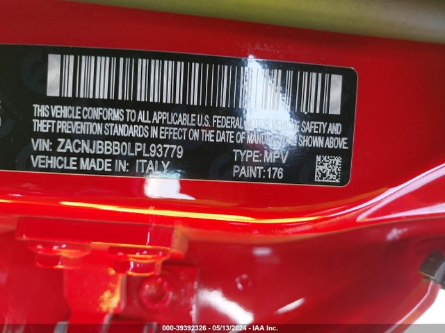Jeep Renegade Latitude 4x4 2020 ZACNJBBB0LPL93779 Image 9
