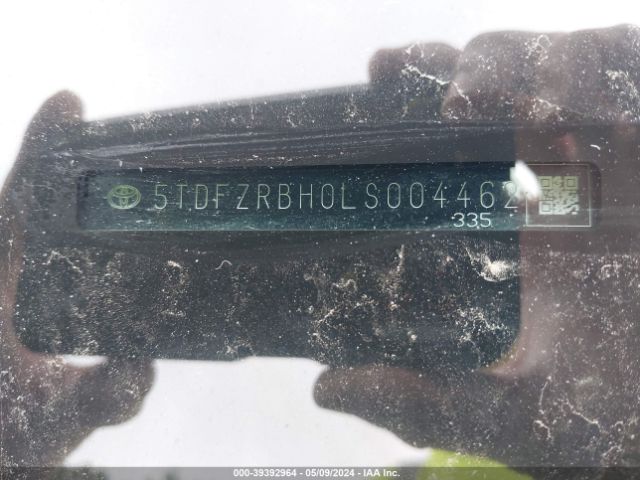 5TDFZRBH0LS004462 Toyota Highlander Platinum