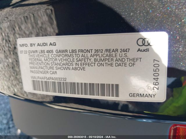 2023 AUDI S5 WAUR4AF54PA003232 Photo 8