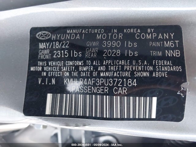 Hyundai Elantra N Line 2023 KMHLR4AF3PU372184 Image 9