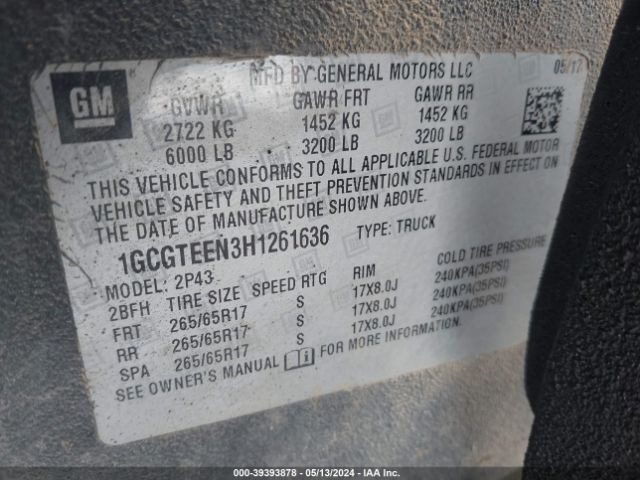 1GCGTEEN3H1261636 Chevrolet Colorado Zr2