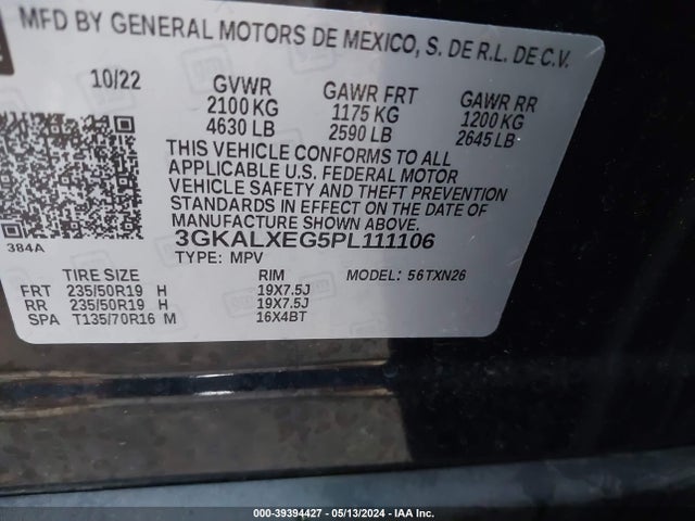 GMC Terrain Awd Denali 2023 3GKALXEG5PL111106 Image 9