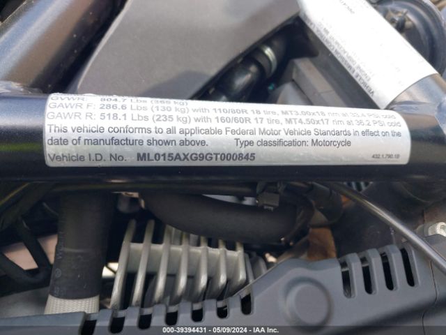 2016 DUCATI SCRAMBLER ML015AXG9GT000845 Photo 9