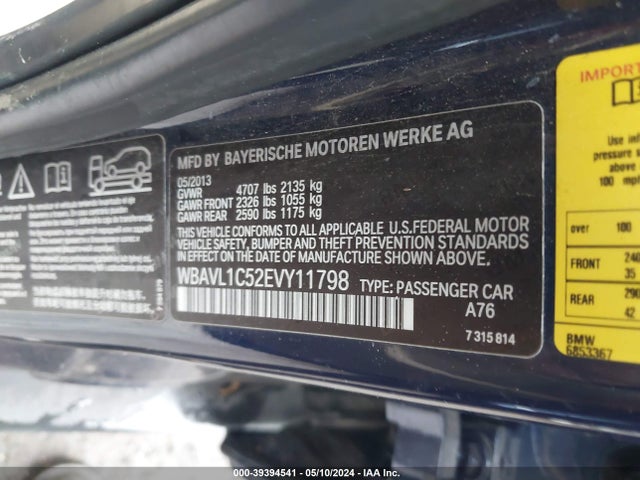 BMW X1 Xdrive28i 2014 WBAVL1C52EVY11798 Image 9