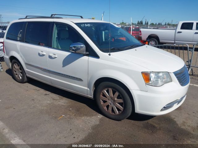 Auction sale of the 2011 Chrysler Town & Country Touring-l, vin: 2A4RR8DG6BR758477, lot number: 39394637
