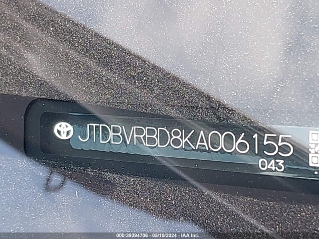 Toyota Mirai 2019 JTDBVRBD8KA006155 Image 9