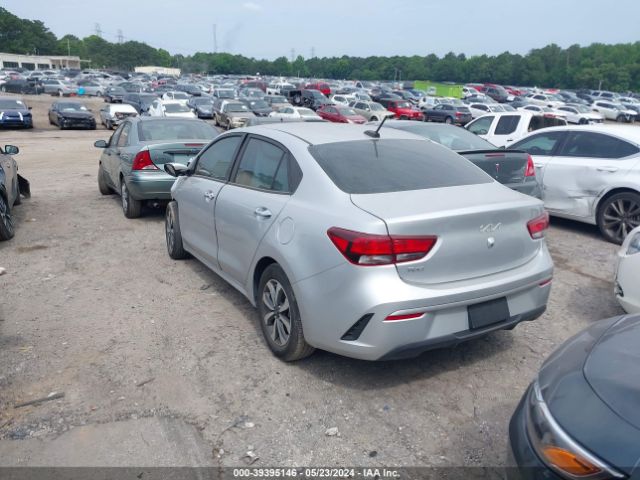 3KPA24AD3NE433169 KIA RIO S