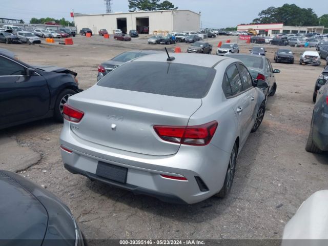 3KPA24AD3NE433169 KIA RIO S