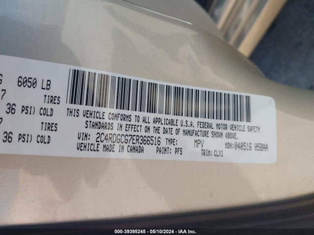 Dodge Grand Caravan Sxt 30th Anniversary 2014 2C4RDGCG7ER366516 Image 9
