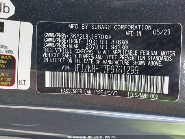 Toyota Gr86 Premium 2023 JF1ZNBE17P9761299 Image 9