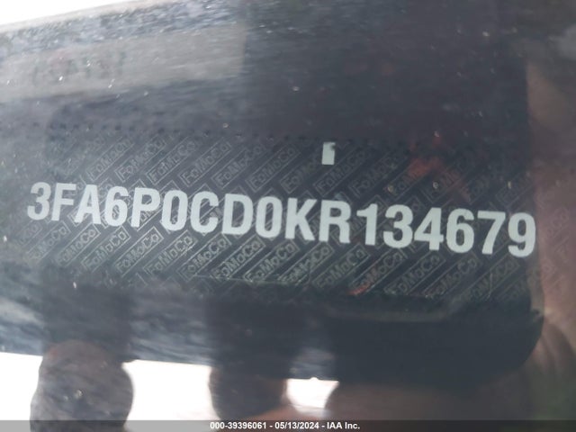 Ford FUSION SEL 2019 3FA6P0CD0KR134679 Image 9