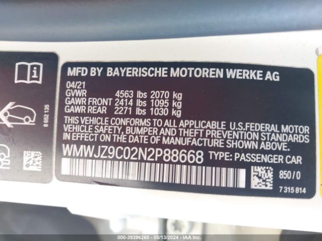 2022 MINI CLUBMAN WMWJZ9C02N2P88668 Photo 8