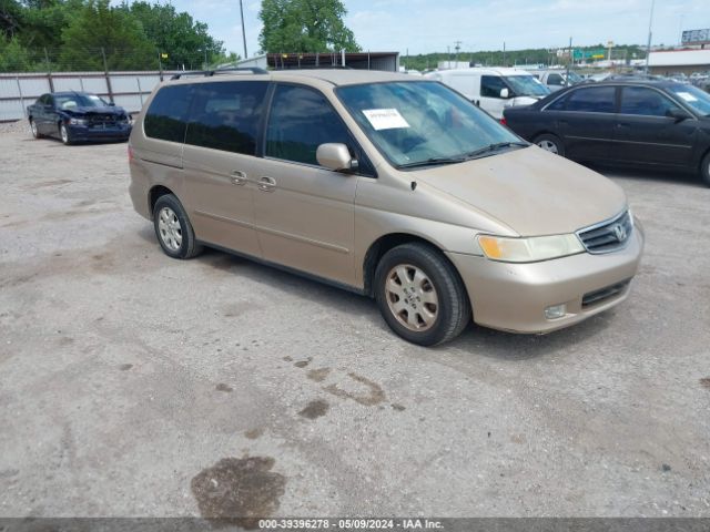Продажа на аукционе авто 2002 Honda Odyssey Ex-l, vin: 2HKRL18992H535633, номер лота: 39396278