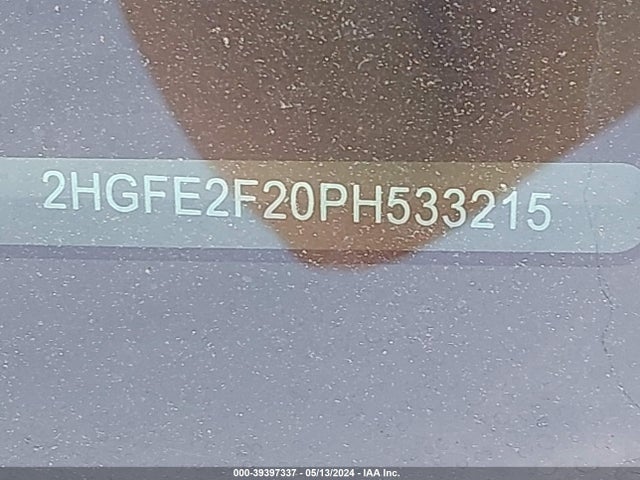 Honda Civic Lx 2023 2HGFE2F20PH533215 Image 9