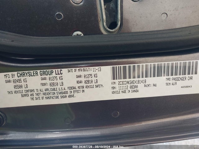2C3CCAKG0EH181418 Chrysler 300c Awd