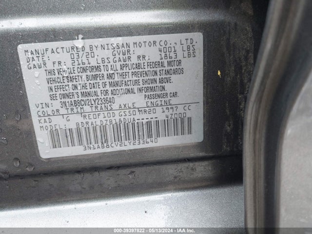Nissan Sentra Sv Xtronic Cvt 2020 3N1AB8CV2LY233640 Image 9