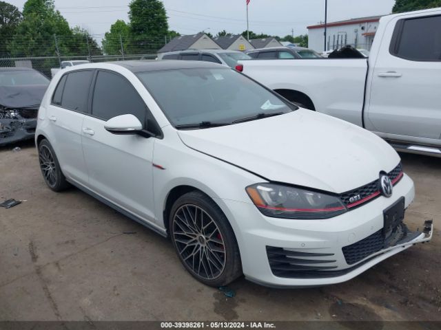 3VW4T7AU5FM062130 Volkswagen Golf Gti 2.0t Se 4-door