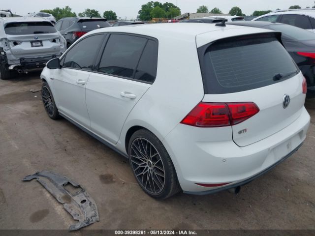 3VW4T7AU5FM062130 Volkswagen Golf Gti 2.0t Se 4-door